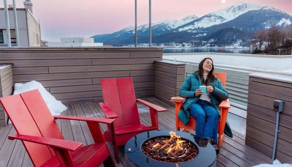 Deck at Juneau Alaska Hotel for Sale Deck at Juneau Alaska Hotel for Sale