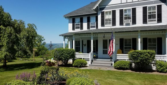 Façade of Finger Lakes Inn for sale